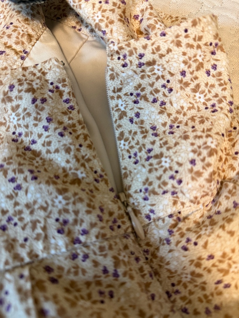 George Size 10 Cotton-Silk Blend Floral Skirt - Picture 3 of 5